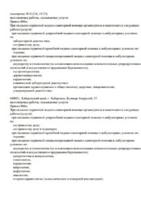 Фото лицензии клиники "Прима Медика на Владивостокской" - 2